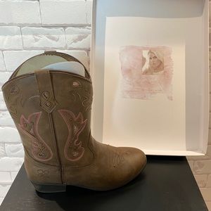 Jessica Simpson Starlet Brown cowboy boots NEW!